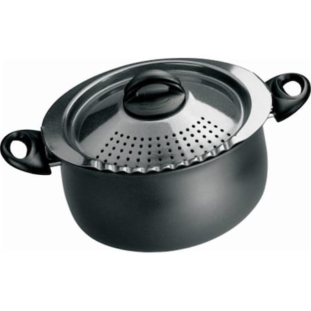 Sharptools 5 qt. Oval Pasta Pot - Black SH864949